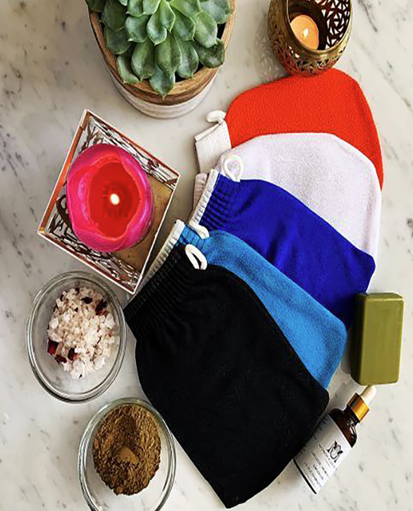 Kessa scrub glove - Traditional Moroccan Spa Exfoliation